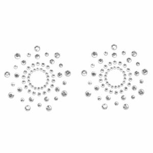 Ornements de tétons autocollants en strass, cache-tétons brillants pour sublimer la poitrine.