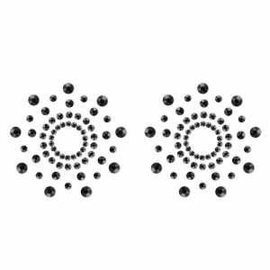 Ornements de tétons autocollants en strass, cache-tétons brillants pour sublimer la poitrine.