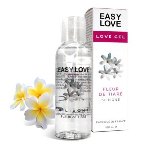 Gel intime Easy Love à la tiaré pour massage sensuel et lubrification longue durée non collante