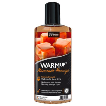 Huile de massage chauffante et comestible Warm UP caramel – Sexity