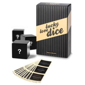 Jeu coquin pour couple Lucky Love Dice avec dés personnalisables pour plaisir intime – Sexity