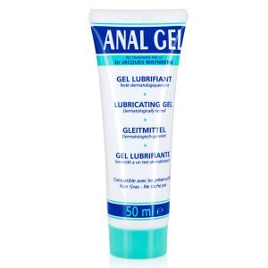 Lubrifiant anal Lubrix 50 ml à base d’eau, sans parabènes, compatible sextoys, glisse fluide et confortable.