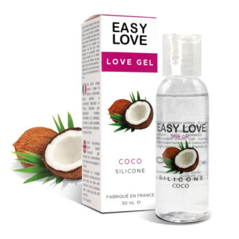Lubrifiant silicone noix de coco Easy Love 50 ml pour massages et rapports – Sexity