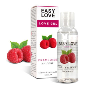 Lubrifiant silicone framboise Easy Love 50 ml pour massage et rapports – Sexity