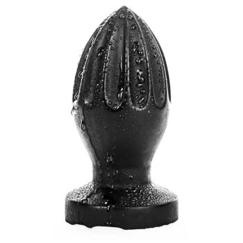 Plug anal All Black AB31 en forme de presse-agrume pour stimulation spiralée et maintien optimal – Sexity