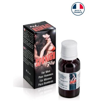 Stimulant sexuel homme Spanish Fly Men à base de ginseng et guarana, aphrodisiaque fabriqué en France.