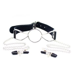 Mouth Gag + pinces à seins 222401023