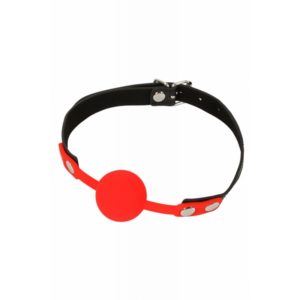 Ball Gag silicone - Rouge