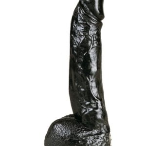 Gode réaliste All Black 22 cm  - AB11