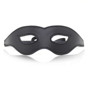 Loup en simili cuir - Noir