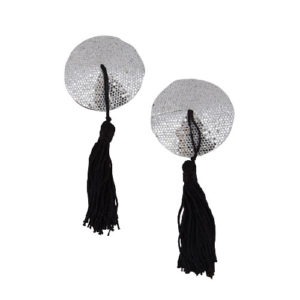 Nippies Rond + Pompon - Noir et Argent