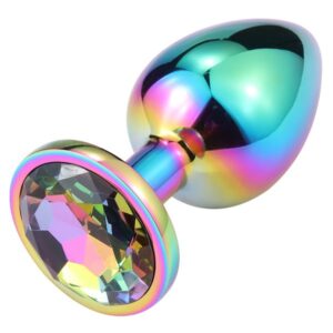Plug en aluminium et bijou All Rainbow - L