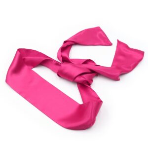 Bandeau satiné fuchsia