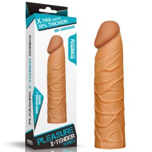 Extendeur pénis veiné X-Tender + 2,5 cm - Mat