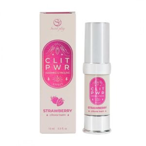 Stimulant clitoridien chauffant Clit Pwr - Fraise