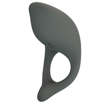 Cockring vibrant Gemma rechargeable, silicone doux, 7 modes, anneau extensible 2,8 cm, stimulation clitoridienne