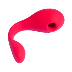 Stimulateur Coco Amour rouge Puissante avec succion clitoridienne, vibrations internes et design flexible