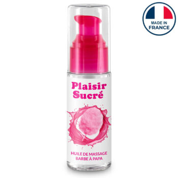 Huile de massage comestible barbe à papa – Plaisir Sucré – Sexity
