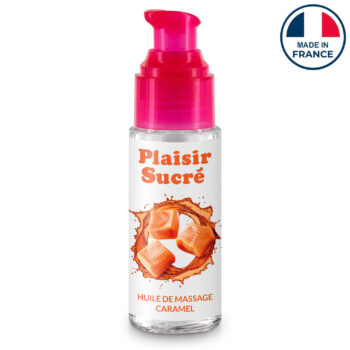 Huile de massage comestible caramel – Plaisir Sucré – Sexity