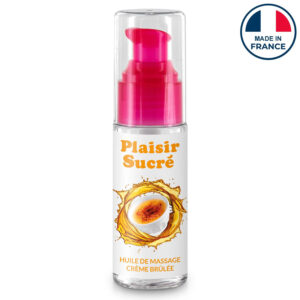 Huile de massage comestible crème brûlée – Plaisir Sucré – Sexity