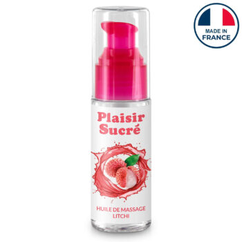 Huile de massage comestible litchi – Plaisir Sucré – Sexity