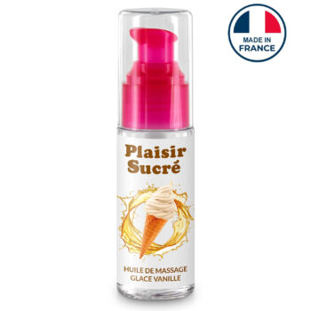 Huile de massage comestible vanille – Plaisir Sucré – Sexity
