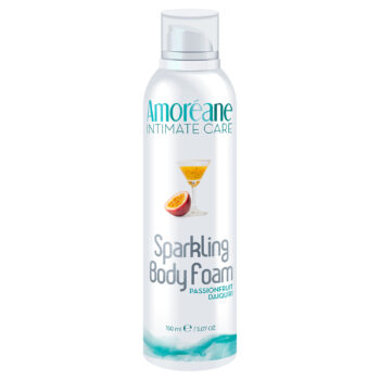 Mousse de massage crépitante au parfum Fruit de la passion Daiquiri – Amoreane – Sexity