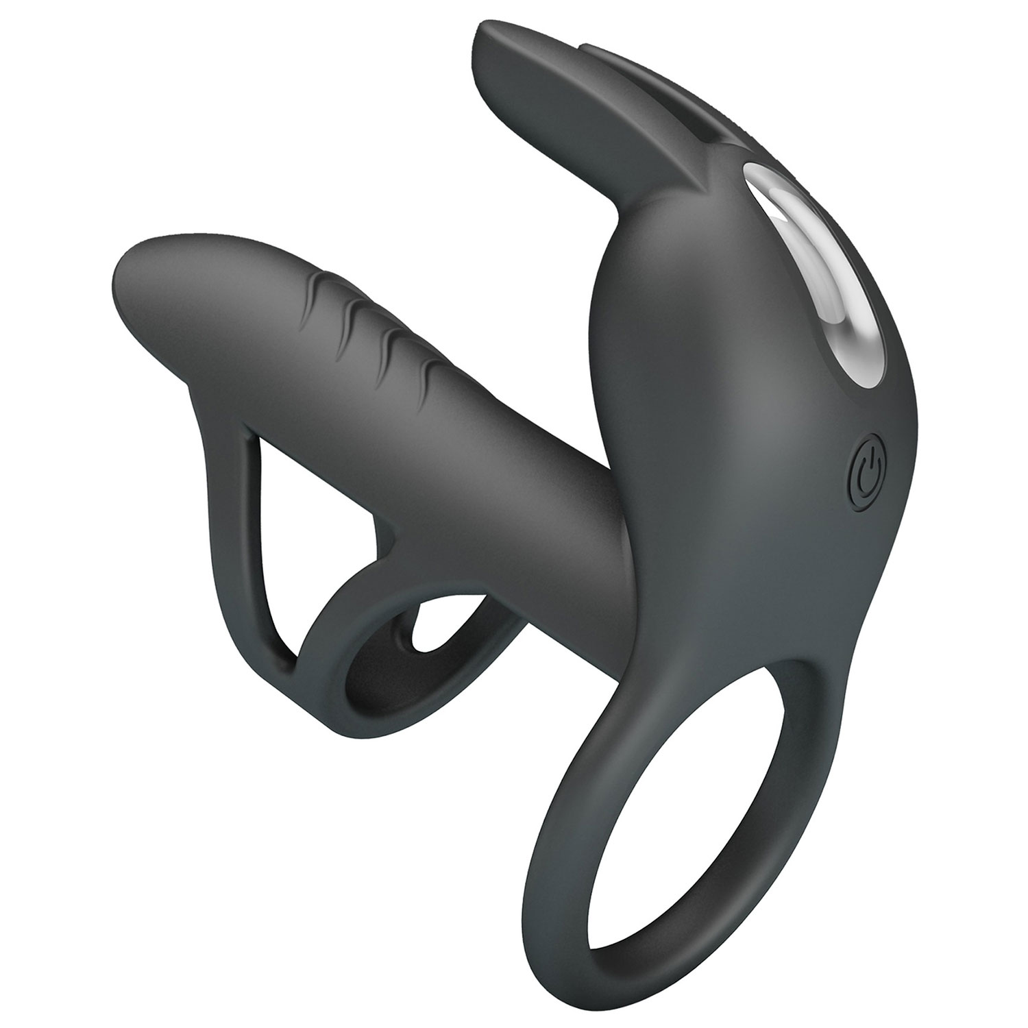 gaine penienne vibrante couple stimulateur clitoris rechargeable USB silicone medical