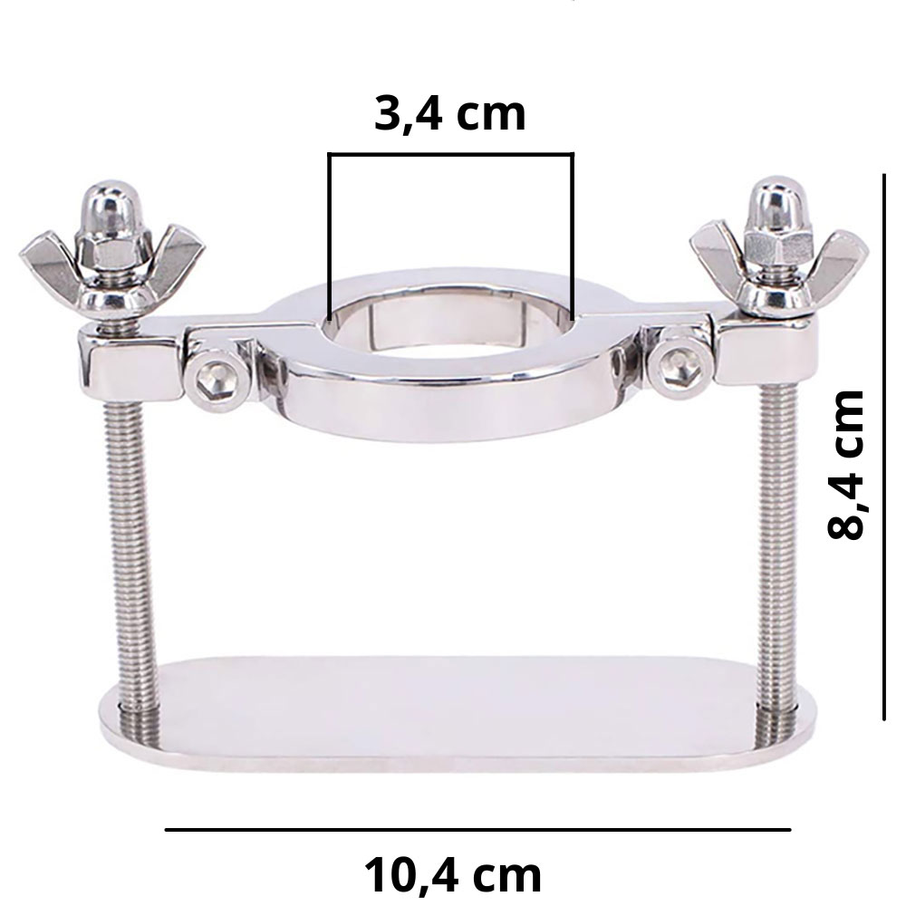 ecraseur testicules acier inoxydable ball crusher ajustable BDSM homme