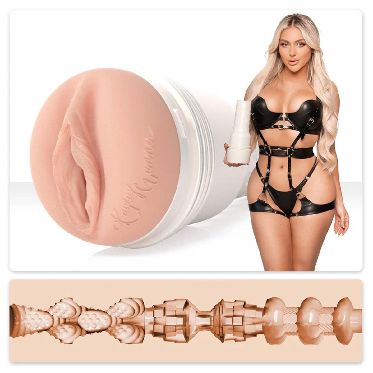Fleshlight Kayley Gunner – masturbateur réaliste Superskin – vue de face – Sexity Nantes