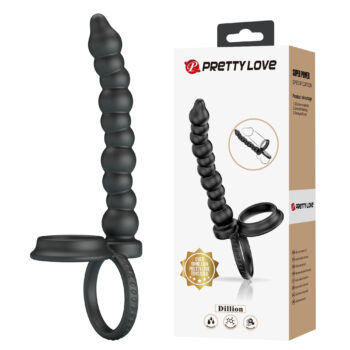 cockring double anneau silicone chaine anale