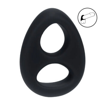 cockring double ovale silicone